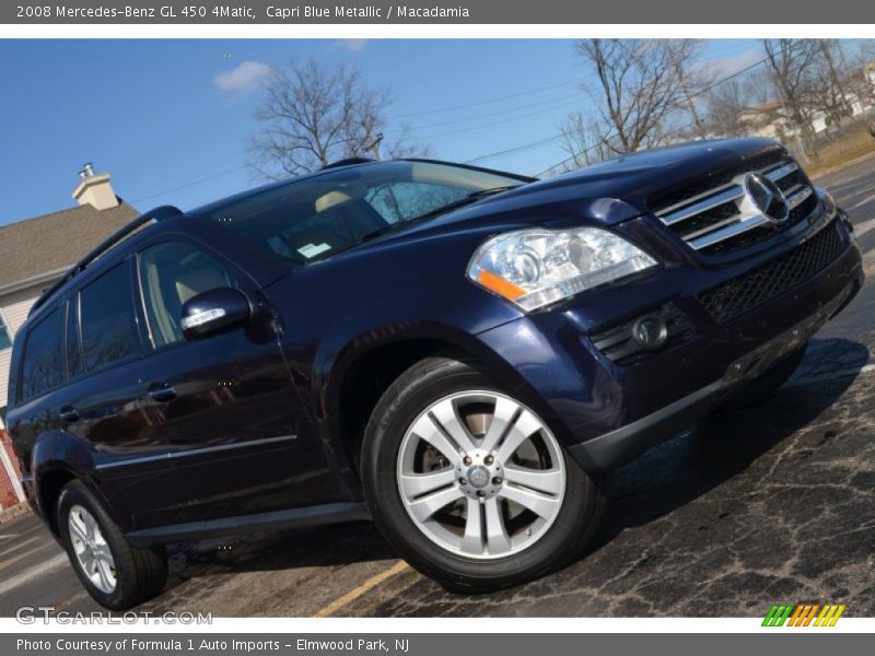 Capri Blue Metallic / Macadamia 2008 Mercedes-Benz GL 450 4Matic