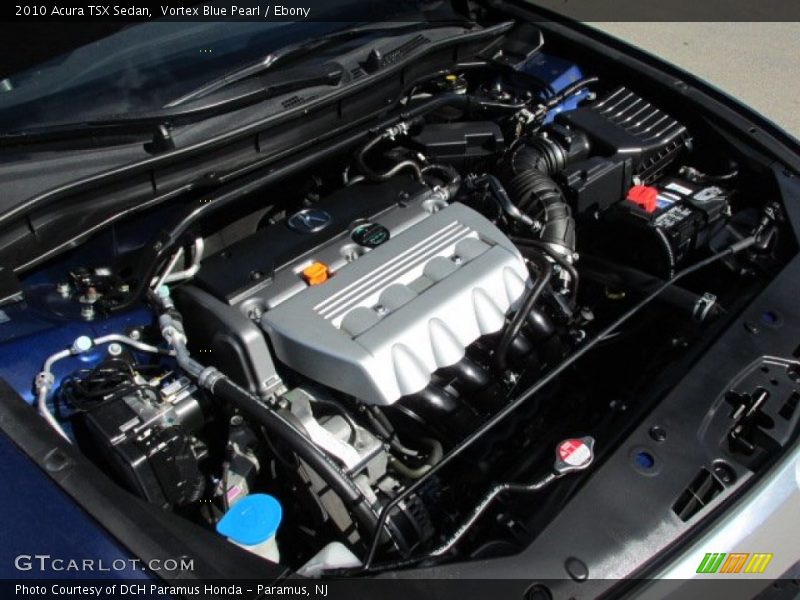 Vortex Blue Pearl / Ebony 2010 Acura TSX Sedan