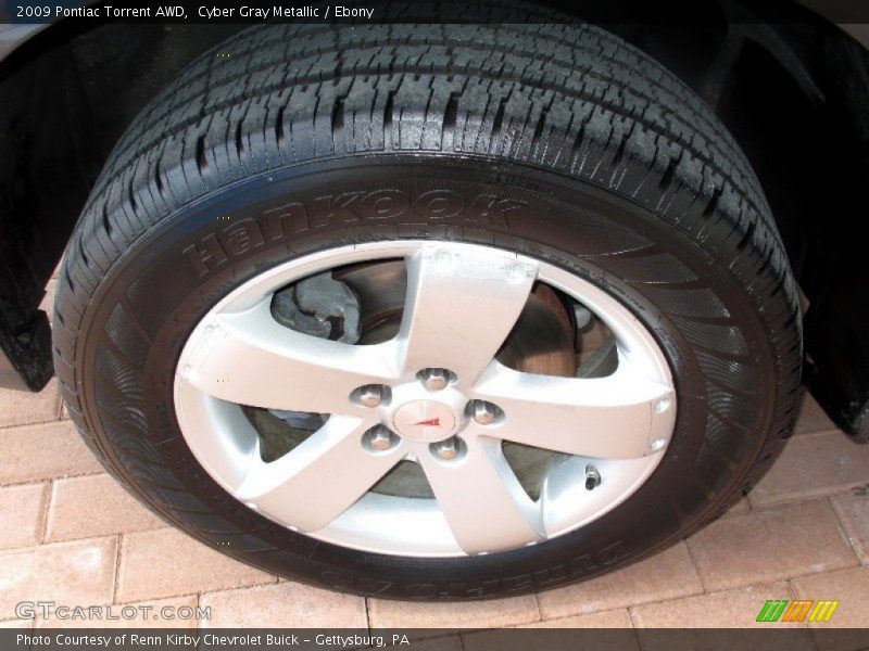 Cyber Gray Metallic / Ebony 2009 Pontiac Torrent AWD