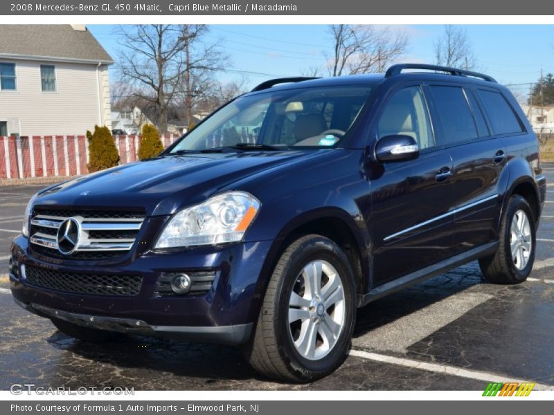 Capri Blue Metallic / Macadamia 2008 Mercedes-Benz GL 450 4Matic