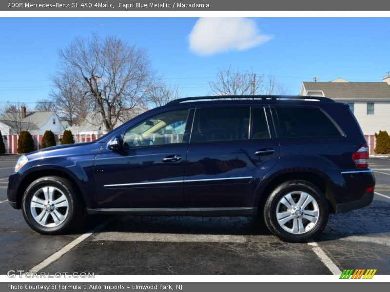Capri Blue Metallic / Macadamia 2008 Mercedes-Benz GL 450 4Matic