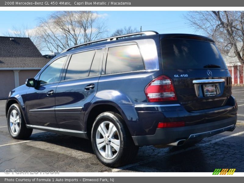 Capri Blue Metallic / Macadamia 2008 Mercedes-Benz GL 450 4Matic