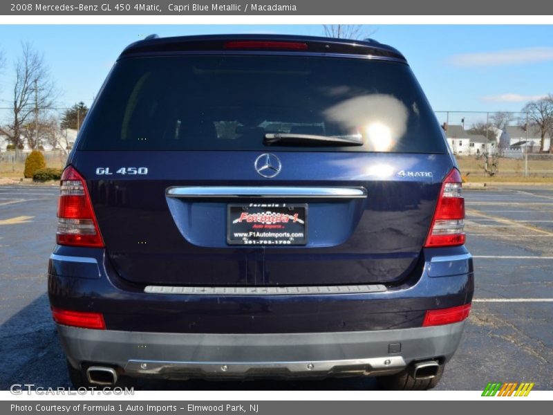 Capri Blue Metallic / Macadamia 2008 Mercedes-Benz GL 450 4Matic