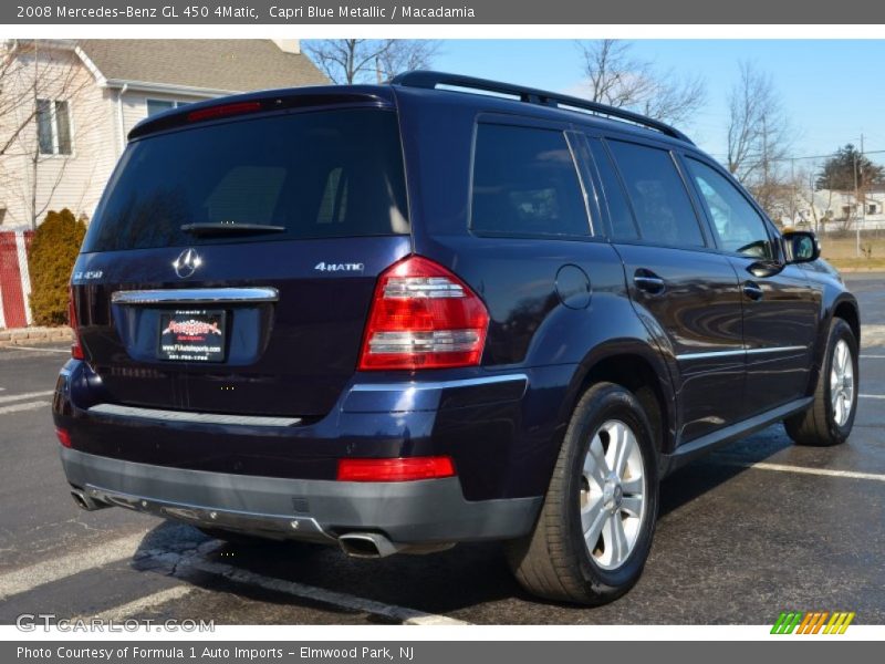 Capri Blue Metallic / Macadamia 2008 Mercedes-Benz GL 450 4Matic