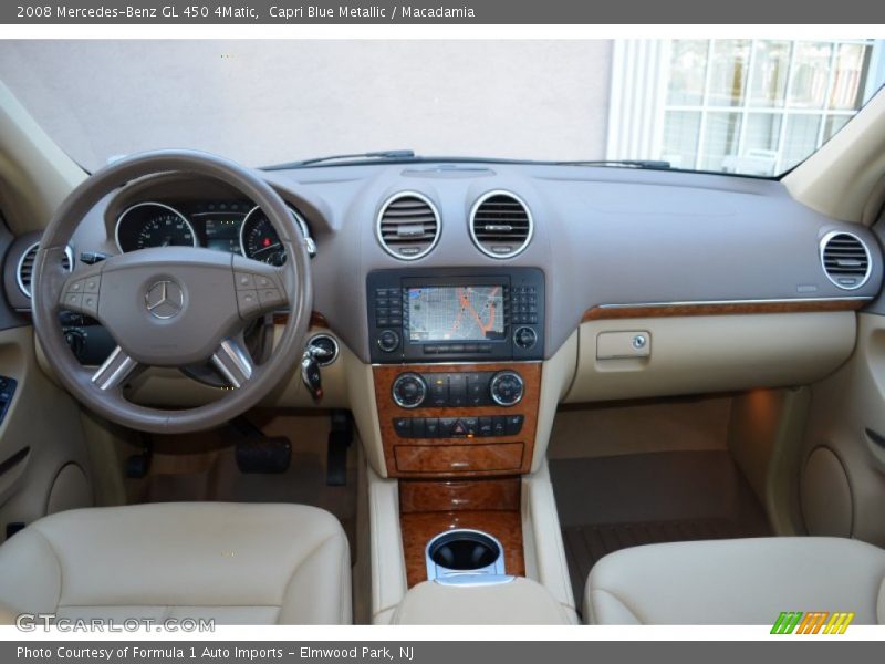 Capri Blue Metallic / Macadamia 2008 Mercedes-Benz GL 450 4Matic