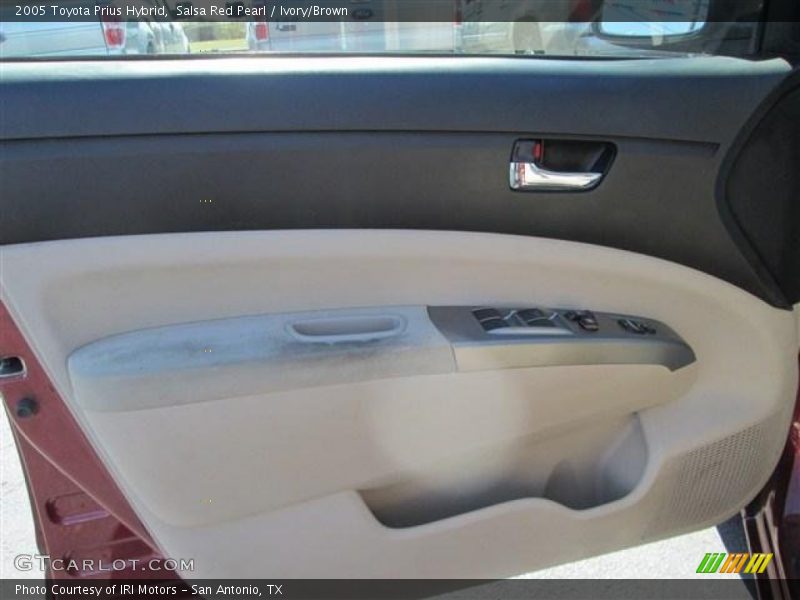 Salsa Red Pearl / Ivory/Brown 2005 Toyota Prius Hybrid