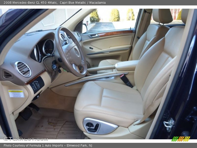 Capri Blue Metallic / Macadamia 2008 Mercedes-Benz GL 450 4Matic