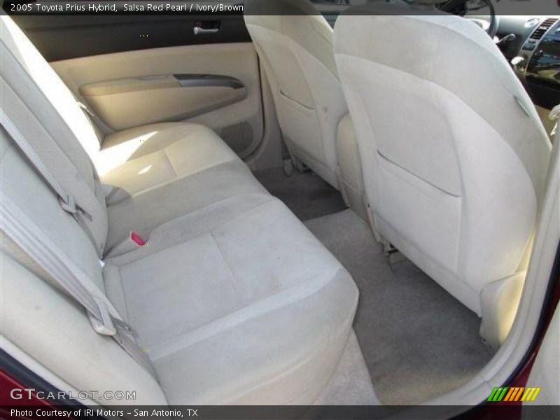 Salsa Red Pearl / Ivory/Brown 2005 Toyota Prius Hybrid
