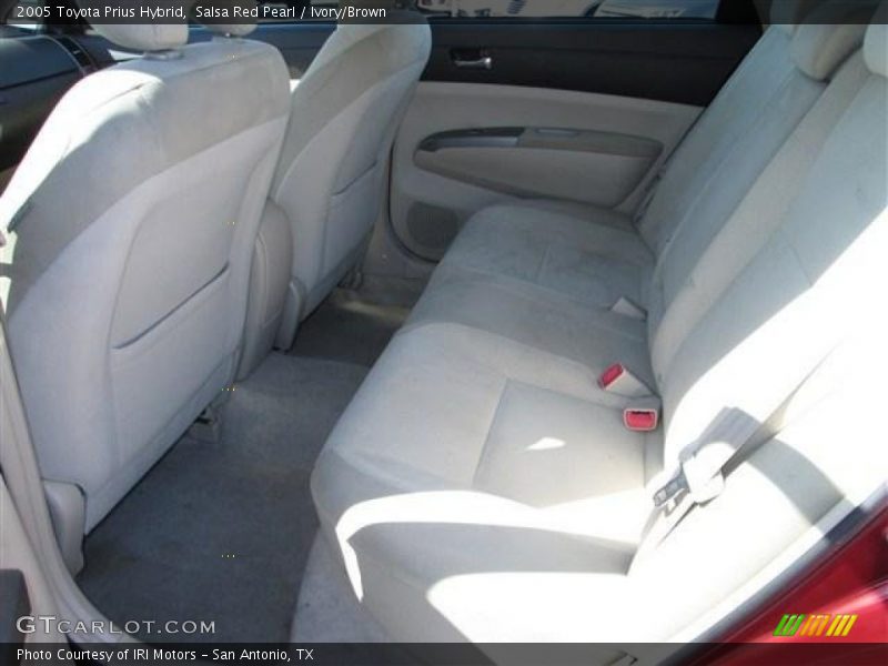 Salsa Red Pearl / Ivory/Brown 2005 Toyota Prius Hybrid