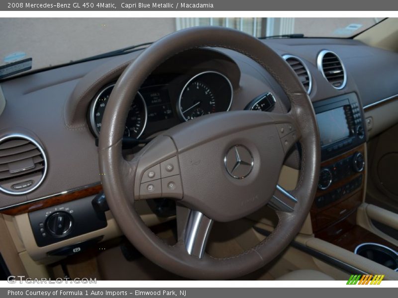 Capri Blue Metallic / Macadamia 2008 Mercedes-Benz GL 450 4Matic