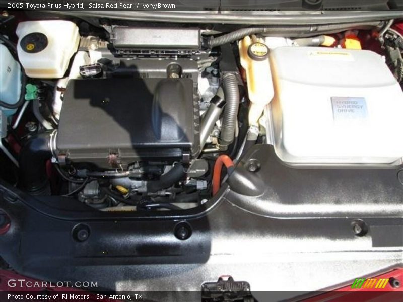 Salsa Red Pearl / Ivory/Brown 2005 Toyota Prius Hybrid
