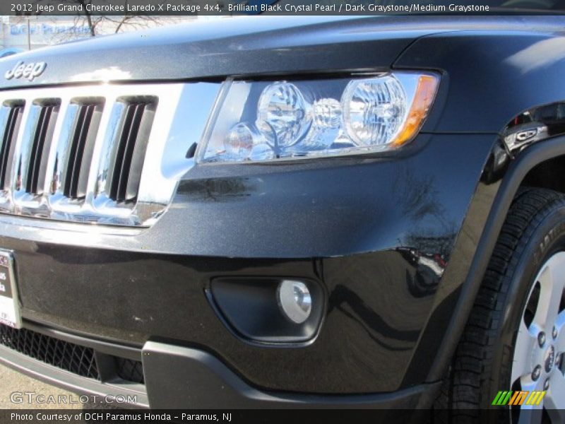 Brilliant Black Crystal Pearl / Dark Graystone/Medium Graystone 2012 Jeep Grand Cherokee Laredo X Package 4x4