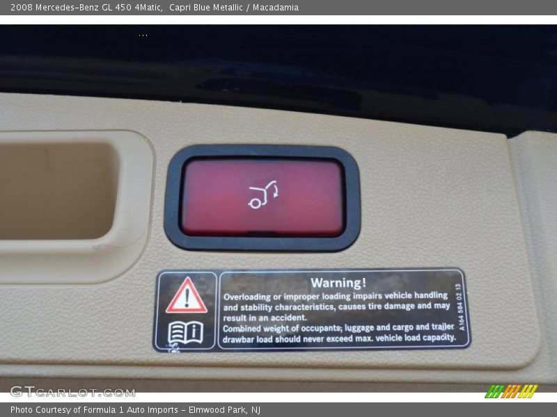Capri Blue Metallic / Macadamia 2008 Mercedes-Benz GL 450 4Matic