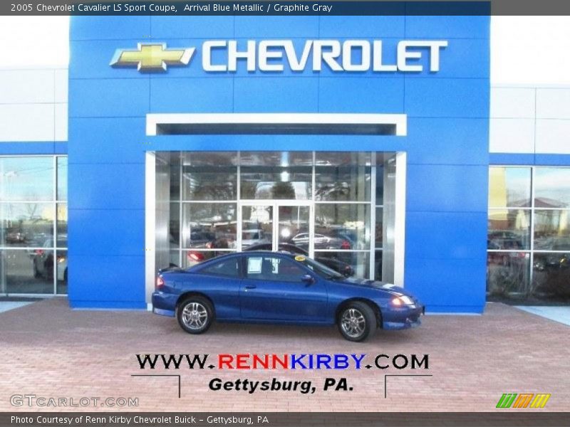 Arrival Blue Metallic / Graphite Gray 2005 Chevrolet Cavalier LS Sport Coupe