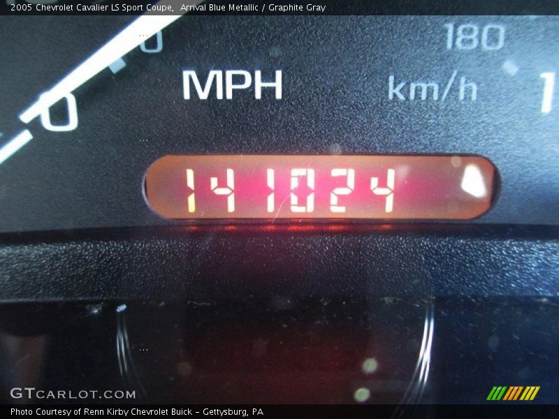 Arrival Blue Metallic / Graphite Gray 2005 Chevrolet Cavalier LS Sport Coupe