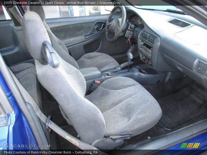  2005 Cavalier LS Sport Coupe Graphite Gray Interior