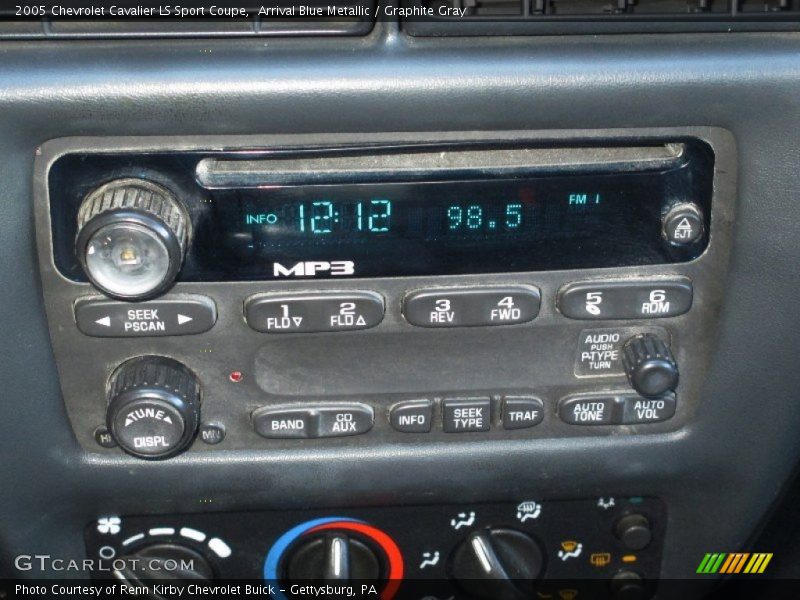 Audio System of 2005 Cavalier LS Sport Coupe