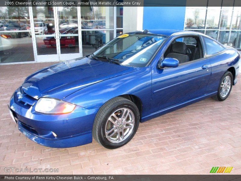 Arrival Blue Metallic / Graphite Gray 2005 Chevrolet Cavalier LS Sport Coupe