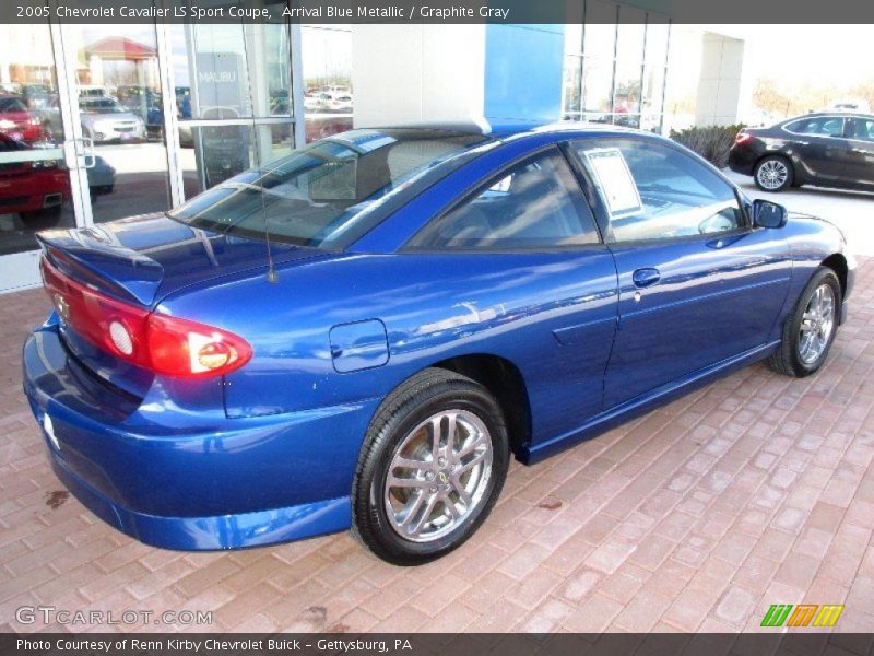 Arrival Blue Metallic / Graphite Gray 2005 Chevrolet Cavalier LS Sport Coupe