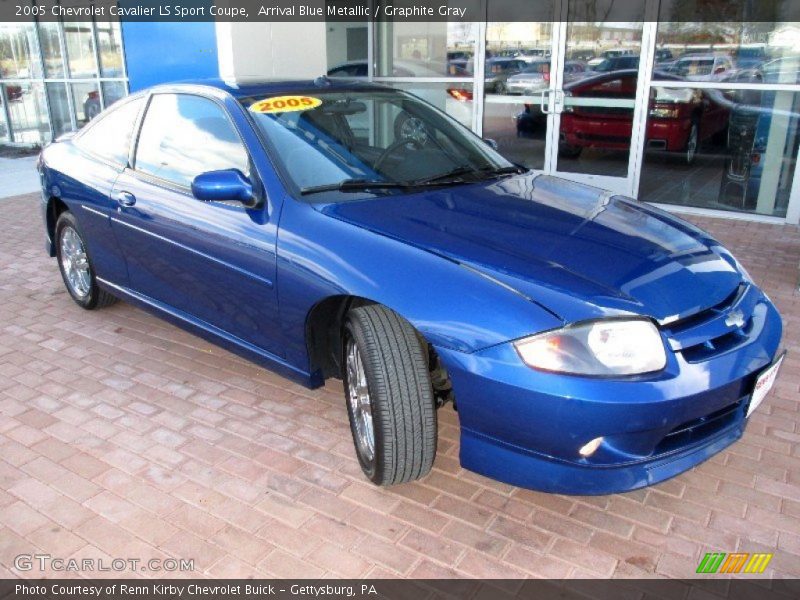 Arrival Blue Metallic / Graphite Gray 2005 Chevrolet Cavalier LS Sport Coupe