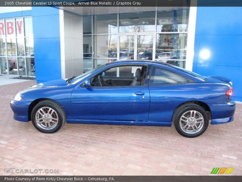 Arrival Blue Metallic / Graphite Gray 2005 Chevrolet Cavalier LS Sport Coupe