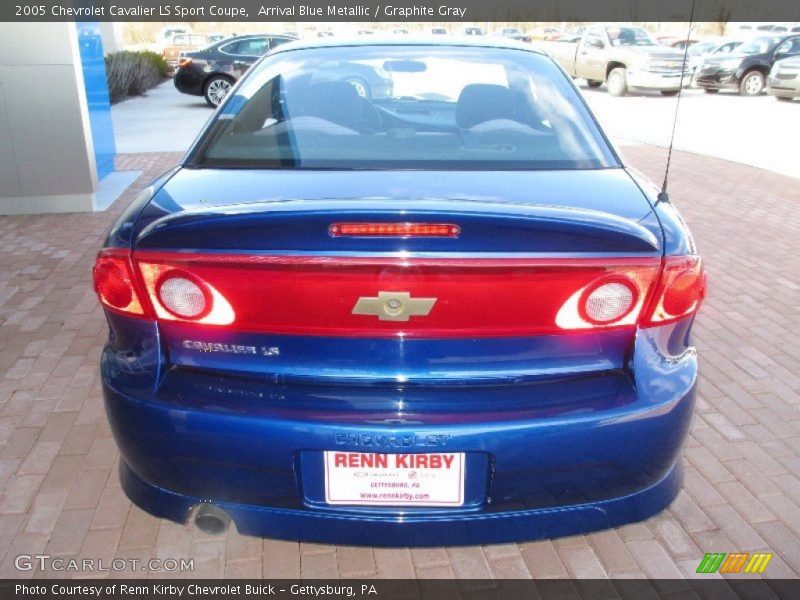 Arrival Blue Metallic / Graphite Gray 2005 Chevrolet Cavalier LS Sport Coupe
