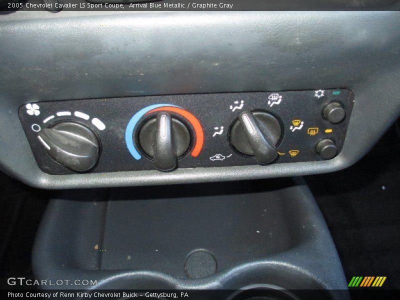 Controls of 2005 Cavalier LS Sport Coupe