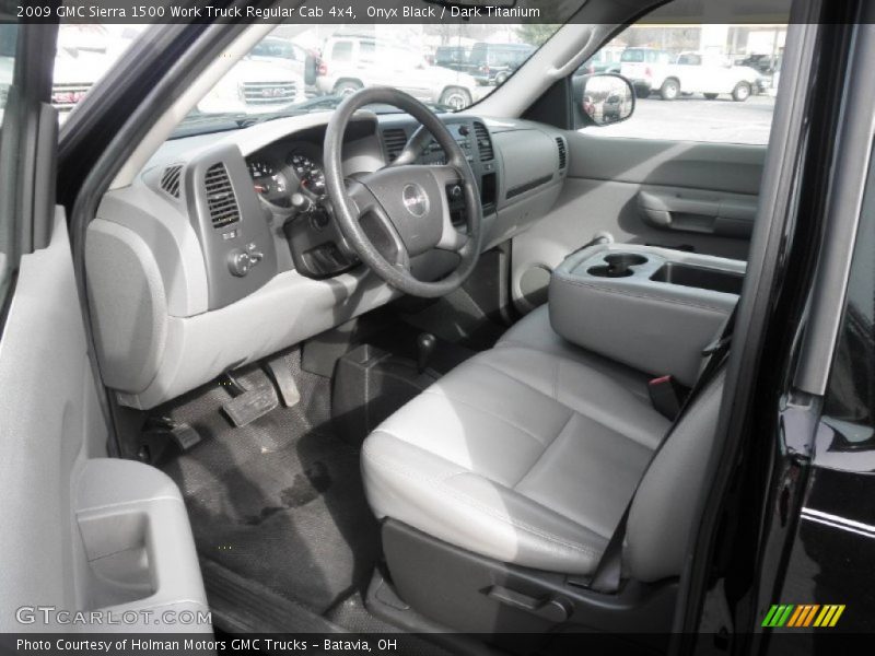 Onyx Black / Dark Titanium 2009 GMC Sierra 1500 Work Truck Regular Cab 4x4