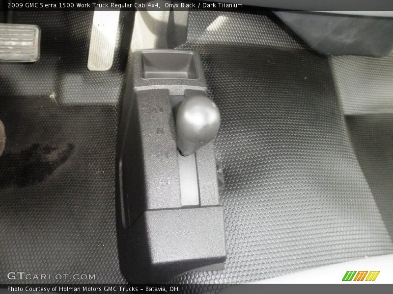 Onyx Black / Dark Titanium 2009 GMC Sierra 1500 Work Truck Regular Cab 4x4