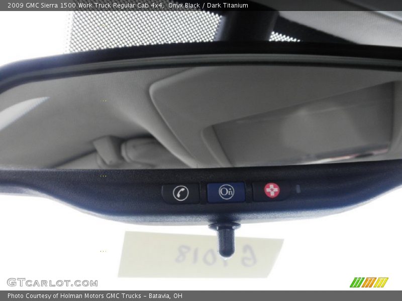 Onyx Black / Dark Titanium 2009 GMC Sierra 1500 Work Truck Regular Cab 4x4
