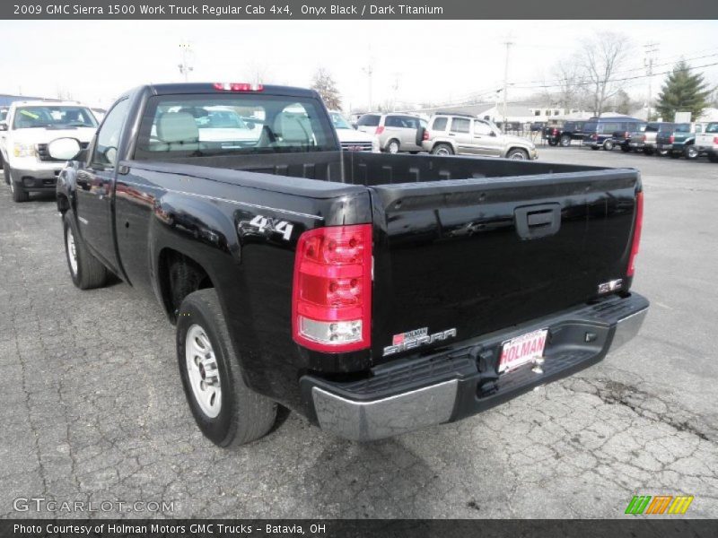 Onyx Black / Dark Titanium 2009 GMC Sierra 1500 Work Truck Regular Cab 4x4