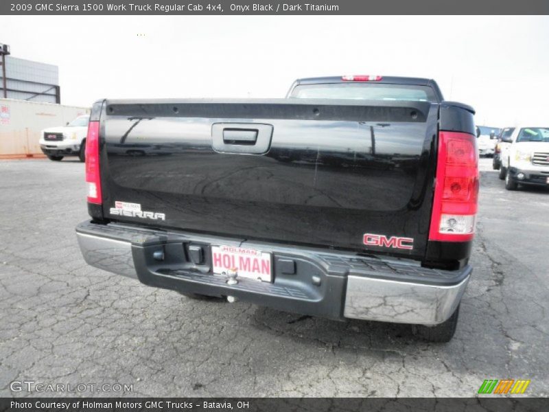 Onyx Black / Dark Titanium 2009 GMC Sierra 1500 Work Truck Regular Cab 4x4