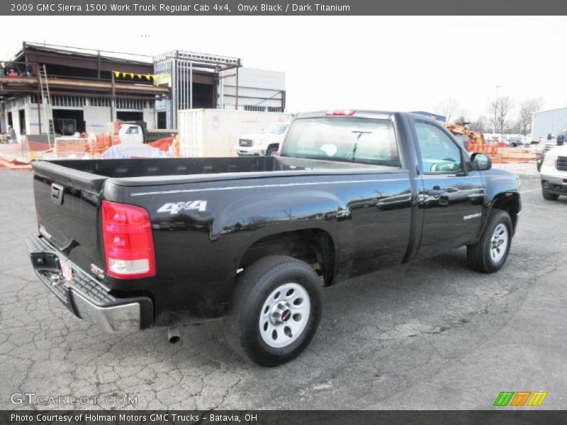 Onyx Black / Dark Titanium 2009 GMC Sierra 1500 Work Truck Regular Cab 4x4