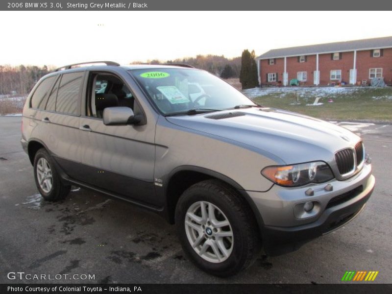 Sterling Grey Metallic / Black 2006 BMW X5 3.0i