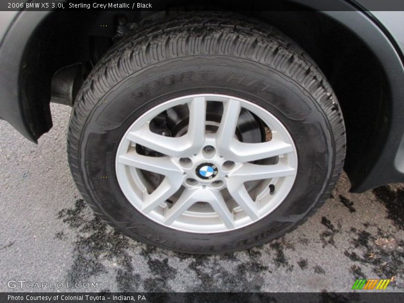 Sterling Grey Metallic / Black 2006 BMW X5 3.0i