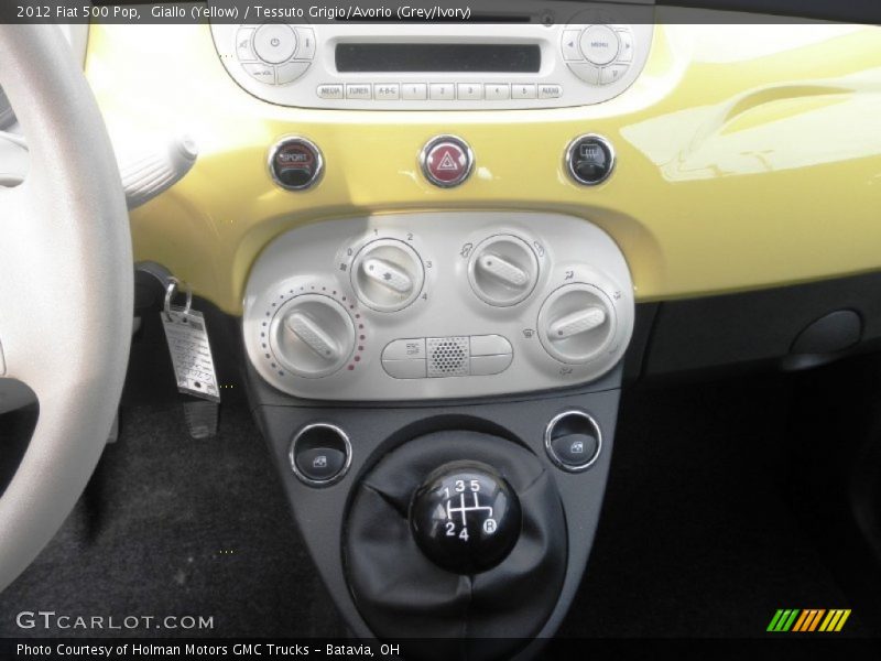 Giallo (Yellow) / Tessuto Grigio/Avorio (Grey/Ivory) 2012 Fiat 500 Pop