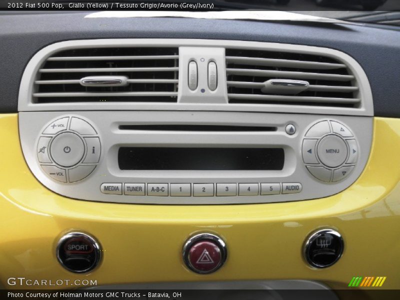 Giallo (Yellow) / Tessuto Grigio/Avorio (Grey/Ivory) 2012 Fiat 500 Pop