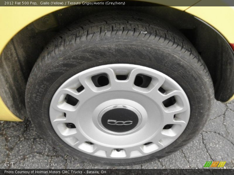 Giallo (Yellow) / Tessuto Grigio/Avorio (Grey/Ivory) 2012 Fiat 500 Pop