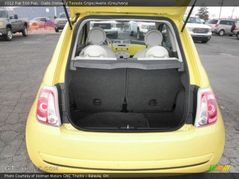 Giallo (Yellow) / Tessuto Grigio/Avorio (Grey/Ivory) 2012 Fiat 500 Pop