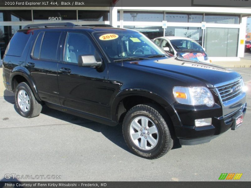 Black / Black 2010 Ford Explorer XLT 4x4