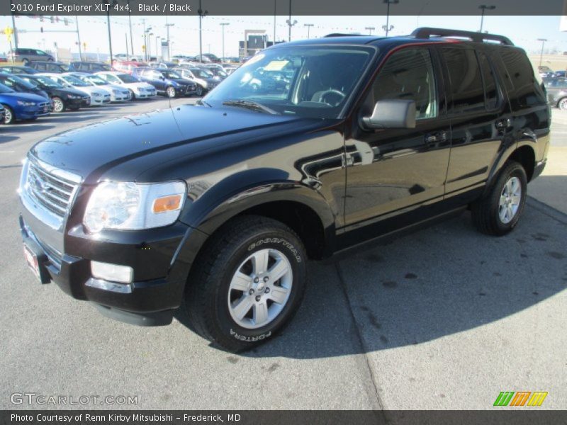 Black / Black 2010 Ford Explorer XLT 4x4