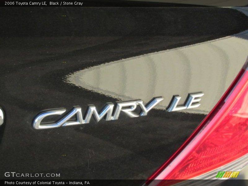 Black / Stone Gray 2006 Toyota Camry LE