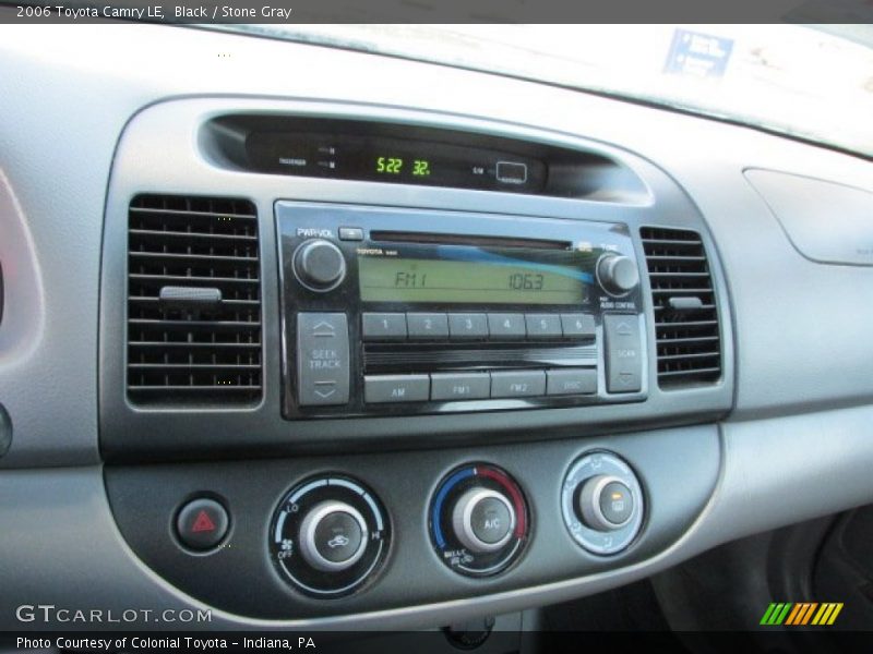 Black / Stone Gray 2006 Toyota Camry LE