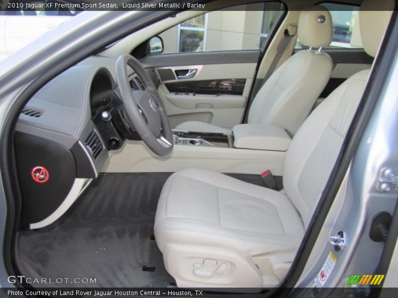 Liquid Silver Metallic / Barley 2010 Jaguar XF Premium Sport Sedan
