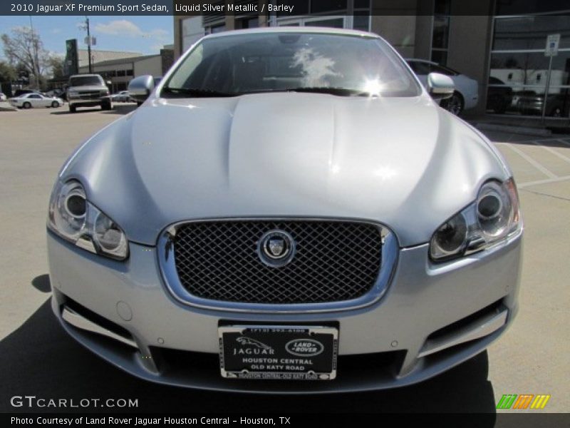 Liquid Silver Metallic / Barley 2010 Jaguar XF Premium Sport Sedan