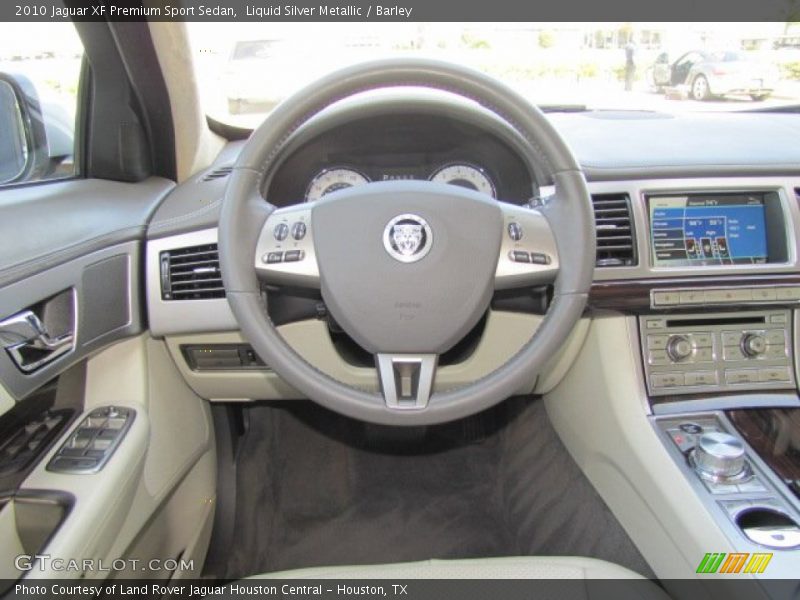 Liquid Silver Metallic / Barley 2010 Jaguar XF Premium Sport Sedan