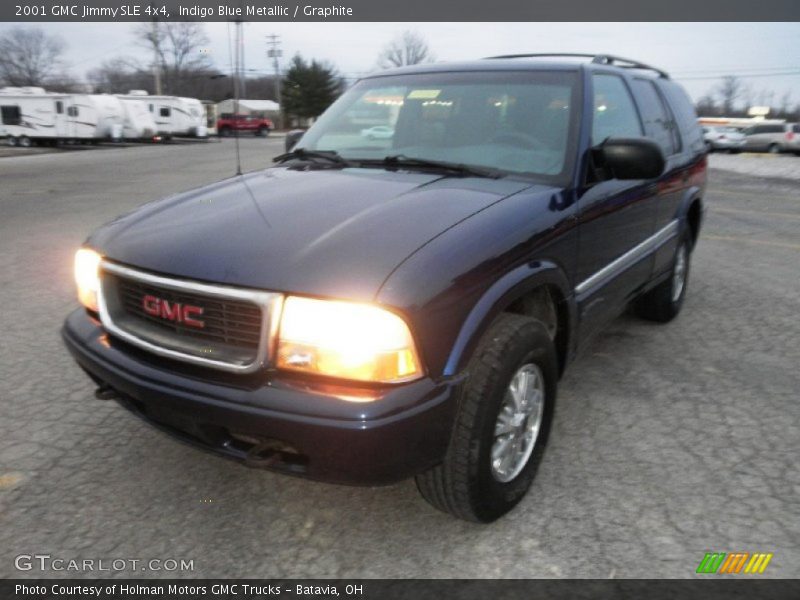 Indigo Blue Metallic / Graphite 2001 GMC Jimmy SLE 4x4