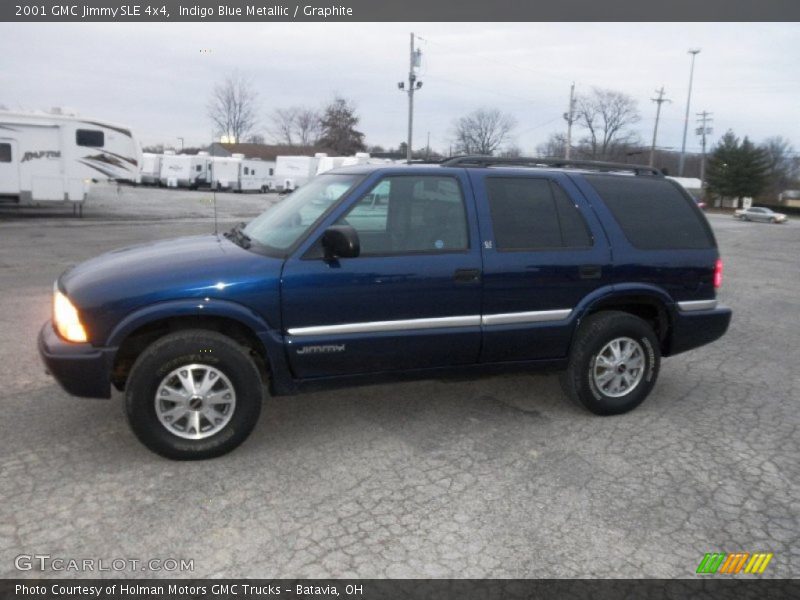 Indigo Blue Metallic / Graphite 2001 GMC Jimmy SLE 4x4