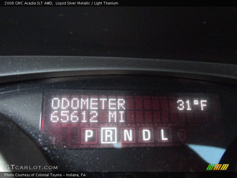 Liquid Silver Metallic / Light Titanium 2008 GMC Acadia SLT AWD