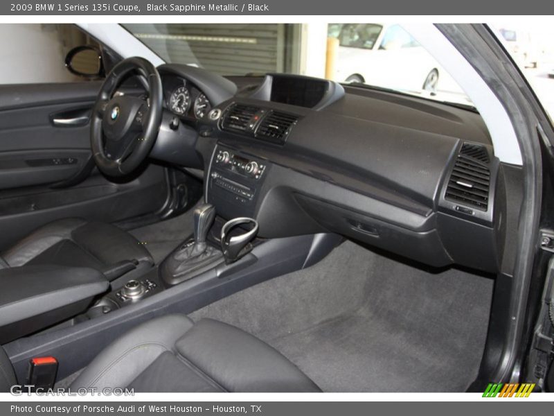 Black Sapphire Metallic / Black 2009 BMW 1 Series 135i Coupe